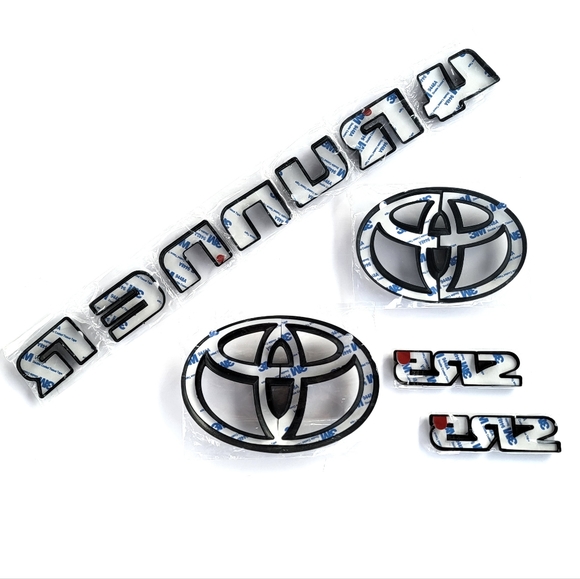 Toyota 2014-2024 4Runner SR5 Blackout Emblem Overlay Kit New! - Picture 3 of 10